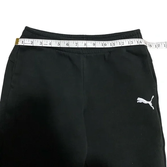 Puma Solid Women Black Sweat Pants Size XL/TTG (youth) - Picture 3 of 8